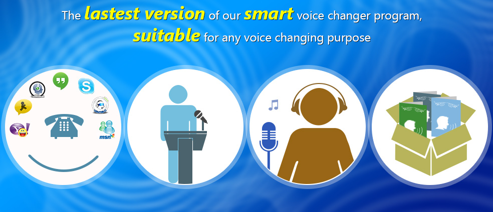 AV Voice Changer Diamond can be used for all creative and professional voice changing tasks